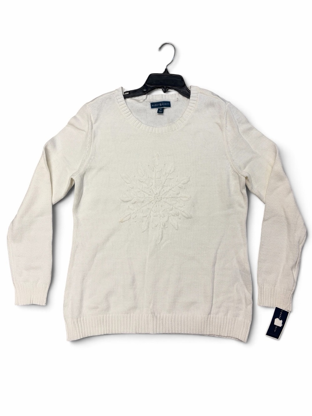 Crewneck Sweater with Snowflake